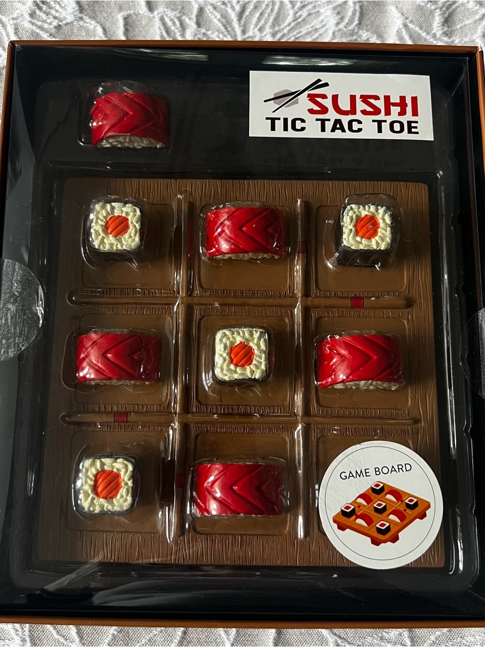 NIB Sushi Tic Tac Toe Game
